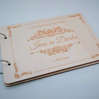 Leseni poročni album